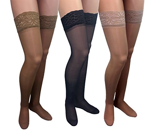 Ita-med sheer thigh highs compression (20-22 mmhg), bei…