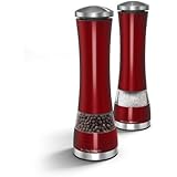 Morphy Richards Accents Electronic Salt and Pepper Mill - Red
