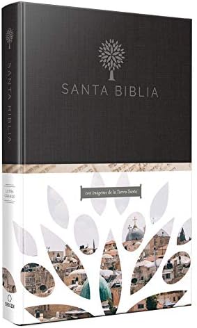 Biblia Reina Valera 1960 letra grande. Tapa dura, fotos de Tierra Santa / Spanish Holy Bible RVR 1960. Large Print, Hard Cover, Photos of the Holy Land