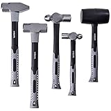 Goplus Tools Hammer Set 5-Piece Blacksmith Forge Tool Shop Garage Kit