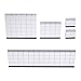 Shappy Stamp Block Acrylic Block with Grid Lines, Assorted Sizes, 5 Pieces