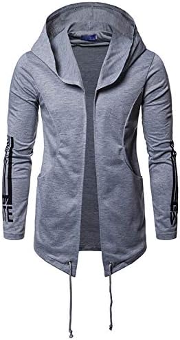 Bloossom Mens Casual Fashion Cardians Long Sleeve Pocket Hoodie Sweatshirt Jacket