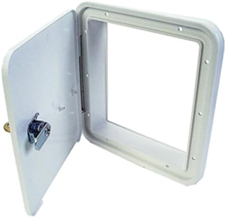 JR Products 21102-A Polar White Multi-Purpose Hatch