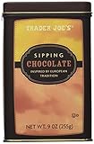 Trader Joe's Sipping Chocolate Inspired By European Tradition Decadent Chocolate Elixir Great for the Festive Season Net Wt. 9 oz.