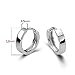 DIB Men Women 925 Sterling Silver Stud Earrings Hoop Huggie Gifts