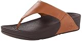 FitFlop Women's Lulu Thong Sandal,Toffee Tan,9 M US