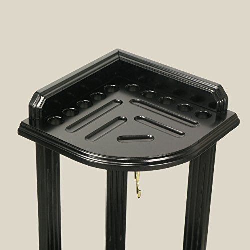 Fairview Game Rooms Corner-Style Pool Cue and Ball Stand
