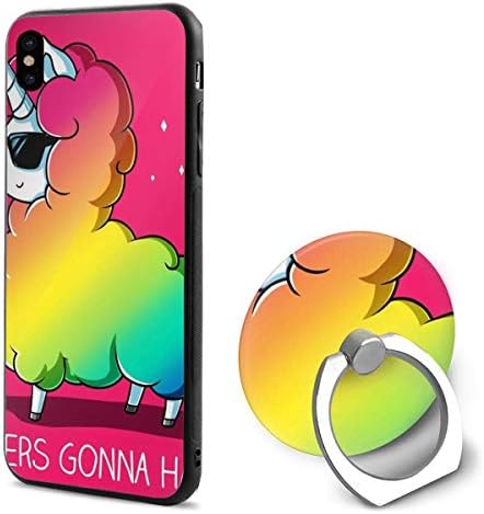 Phone X Case Haters Gonna Hate Ring Cell Phone Holder Adjustable 360°Rotation Mobile Phone Stand A Trading Ultra Thin PC Hard Lightweight Protection Cover