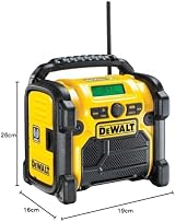 DeWalt DCR020 240V DAB FM Jobsite Digital Radio Body Only view 6