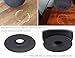Mrount Silicone Anti-Slip Pads Shock Proof Coaster HomePod, Perfect Match Apple Home Pods (Black, 1)