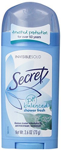 Secret Invisible Solid A/P Deodorant Shower Fresh 2.6 oz. by Secret