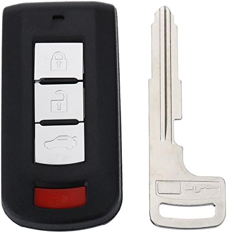 4 Buttons Remote Key Fob Shell Case For Mitsubishi Lancer Outlander 2008-2016