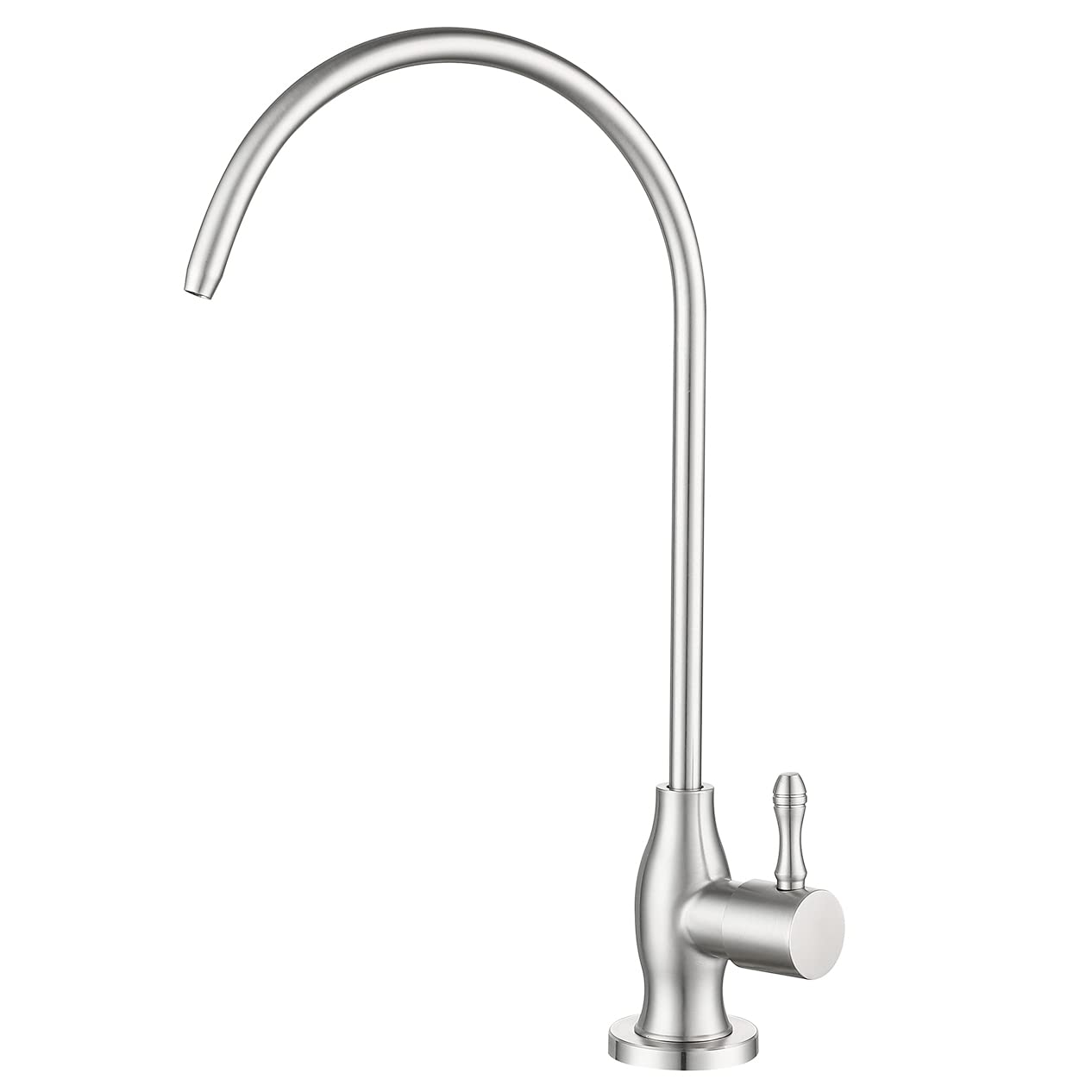 Drinking Water Tap, MIFULY Commercial Water Filtration Tap for Under Sink Water Filter System, Brushed Nickel Water Tap