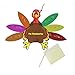 JOYIN 40 Pieces of Assorted Thanksgiving Turkey Scratch Off Card Color Magic Scratch Off Paper DIY Arts and Crafts Magic Color Maple Leaves Scratching Card with Wooden Stylus