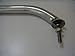 Amarine-made Polished Stainless Heavy Duty Oval Boat Marine Grab Handle Hand Rail with Flange & Stud - 12