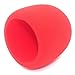 ZRAMO Red Foam Windscreen Designed to fit the Blue Yeti, Yeti Pro Condenser Microphone, MXL, Audio Technica, and Other Large Microphones - (red)