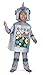 Disguise Costumes Artsy Heartsy Retro Robot Costume, Silver/Red/Blue/Yellow, Large