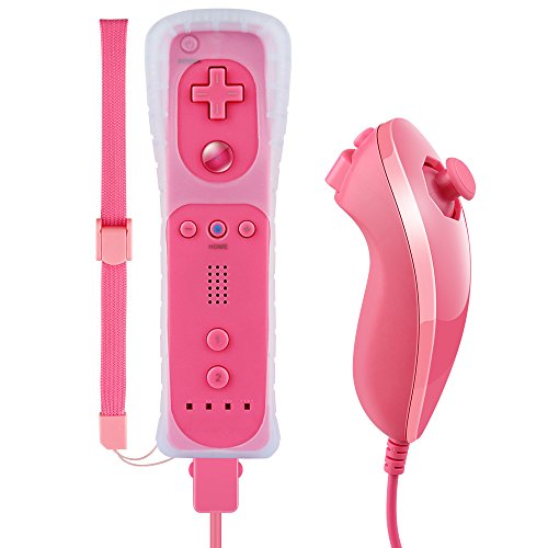image for Wii Remote Controller Zoewal FA01 Wii Remote with Silicone Case Wrist 
