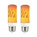 LED flame light effect
