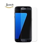 [3 - Pack] Samsung Galaxy S7 Tempered Glass Screen Protector,Kayane 9H Hardness,Bubble Free [Ultra-Clear] [Scratch Proof] [Case Friendly] Screen Protector for Galaxy S7