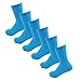 Pack of 6 ,HOEREV Women's Bamboo Fiber Breathable Daily Socks