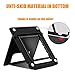 MR ZHU 2 Pack Universal Portable Adjustable Desktop Phone Stand for Smart Phone Holder compatible with iPhone Pad and so on Black and White