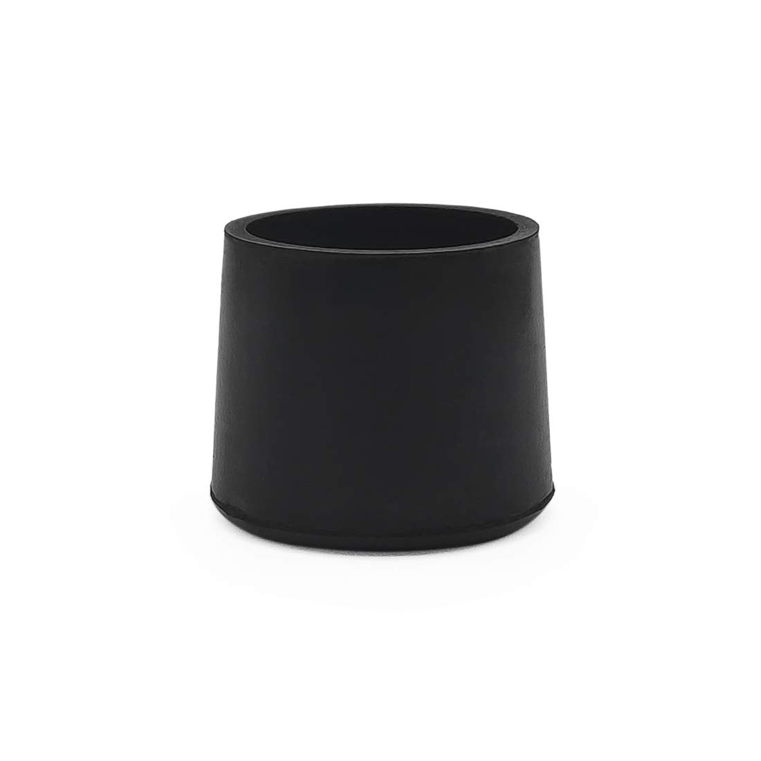 Flyshop 4 Pieces 38mm Rubber Chair Leg Caps Round, Protective Caps for Chair Legs, Floor Protectors, [Non-Slip & Noise Reduction], Durable Chair Socks, Black Furniture Feet Gliders