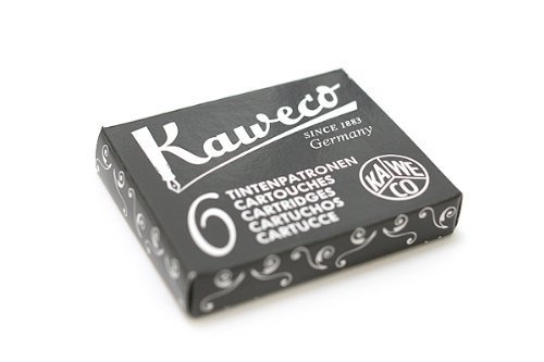 Kaweco Fountain Pen Ink Cartridge - Black - Pack of 6 by Kaweco Office Product