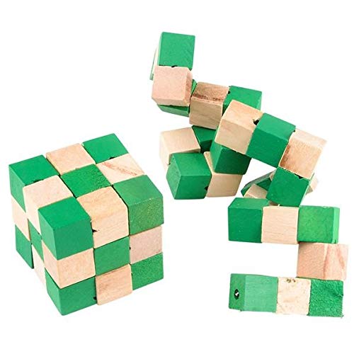 Rhode Island Novelty Wood Magic Cube Puzzle- 2 inches
