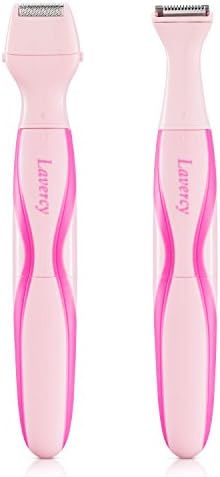 Bikini Trimmer Cordless Women Electric Shaver 2 in 1 Women Shaver with Shaving Head Water-resistant Electric Lady Shaver for Bikini Line Body Face