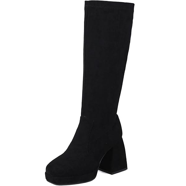 Amazon.com | Marc Fisher Womens Renn Faux Suede Over-The  display picture 3