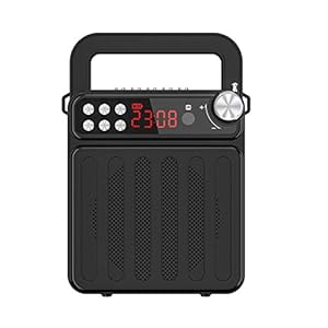 Bluetooth-luidspreker, draagbare draadloze Bluetooth-luidspreker FM-radio met handvat en standaardluidspreker voor…