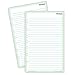 DayTimer Lined Note Pages, 5-1/2 x 8-1/2 Inches, Pack of 2, Green Border (87275B)
