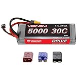 Venom Racing 15149 Drive 30C 2S 5000mAh 7.4V LiPo Hardcase Roar Battery with Uni 2.0 Plug