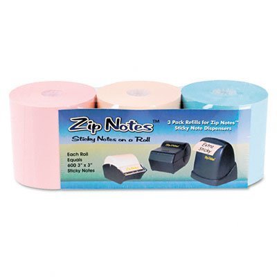 ZIP0099 - Zip notes Note Refill Roll 3 Pack