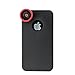 Neewer 3 in 1 Camera Lens Kit (Fish Eye Lens, Wide Angle + Micro Lens) for Apple iPhone 4 4S(Red 3 in 1 Lens Kit for 4s)
