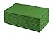 COTTON CRAFT Classic Cotton All Year Luncheon Dinner Napkins -Mitered Corners - Set of 12 - Pure Cotton - Use Every Day - Reusable Cloth Paperless Washable Oversized - 20 inch x 20 inch - Leaf