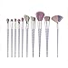 Lowen 10Pcs Unique Unicorn Makeup Brushes Set Fantasy Synthetic Kabuki Cosmetics Brush Kit
