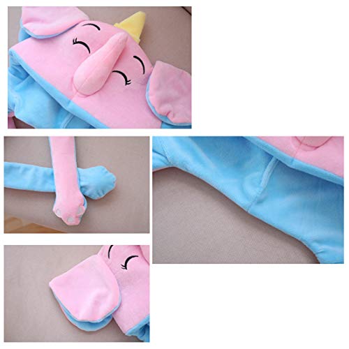 image for Debbieicy Lovely Costume Props Plush Bunny Hat Cute Animal with Movabl