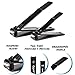 Milanto Nail Clippers – Nail Clippers for Men and Women – Professional Fingernail Clippers – Durable Stainless Steel – Includes Pocket Mirror, Tweezers, Nail File – Manicure and Pedicure Set