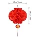 Bememo 20 Pieces Chinese New Year Red Paper Lanterns Thickened Chinese Hanging Lantern Decorations for Spring Festival New Year, Wedding and Restaurant(10 Inch)