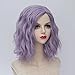 Lolita Multicolor 35cm Short Wavy Halloween Cosplay Wigs+Cap