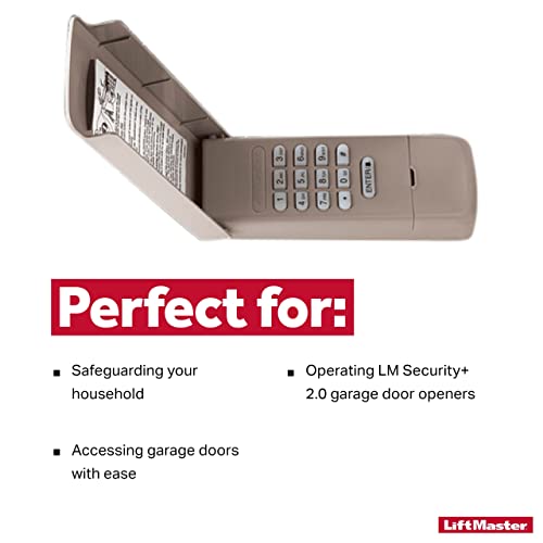 LiftMaster 877LM Wireless and Keyless Entry Keypad for Garage Door