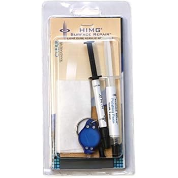 LCA(TM) Clear, Light Cure Acrylic DIY Surface Repair Kit for Granite, Marble and Porcelain