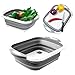 Odizli 4 in 1 Multi-Board Collapsible Basket Folding Dish Washing Sink Cutting Board Portable Drain Basin for Kitchen Fruit Vegetables