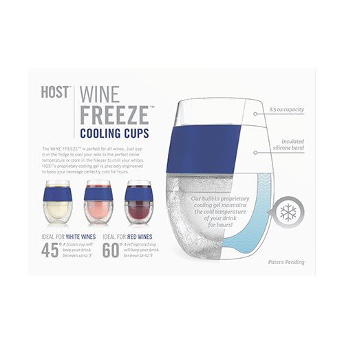 4 Host+Wine+Freeze+Cooling+Cups