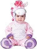 InCharacter Baby Girl's Pretty Pony Costume, Pink/White, Small