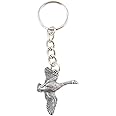 PP Canada Goose Flying Bird Keychain Pewter
