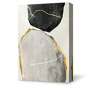 Canvas Wall Art for Living Room,Bedroom Home Artwork Marble Texture Painting Ready to Hang - 12x18 inches