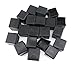 yueton 20pcs Square Rubber Chair Leg Caps Feet Pads Furniture Table Covers Floor Protectors Fit for Chairs Less Than 1 inch